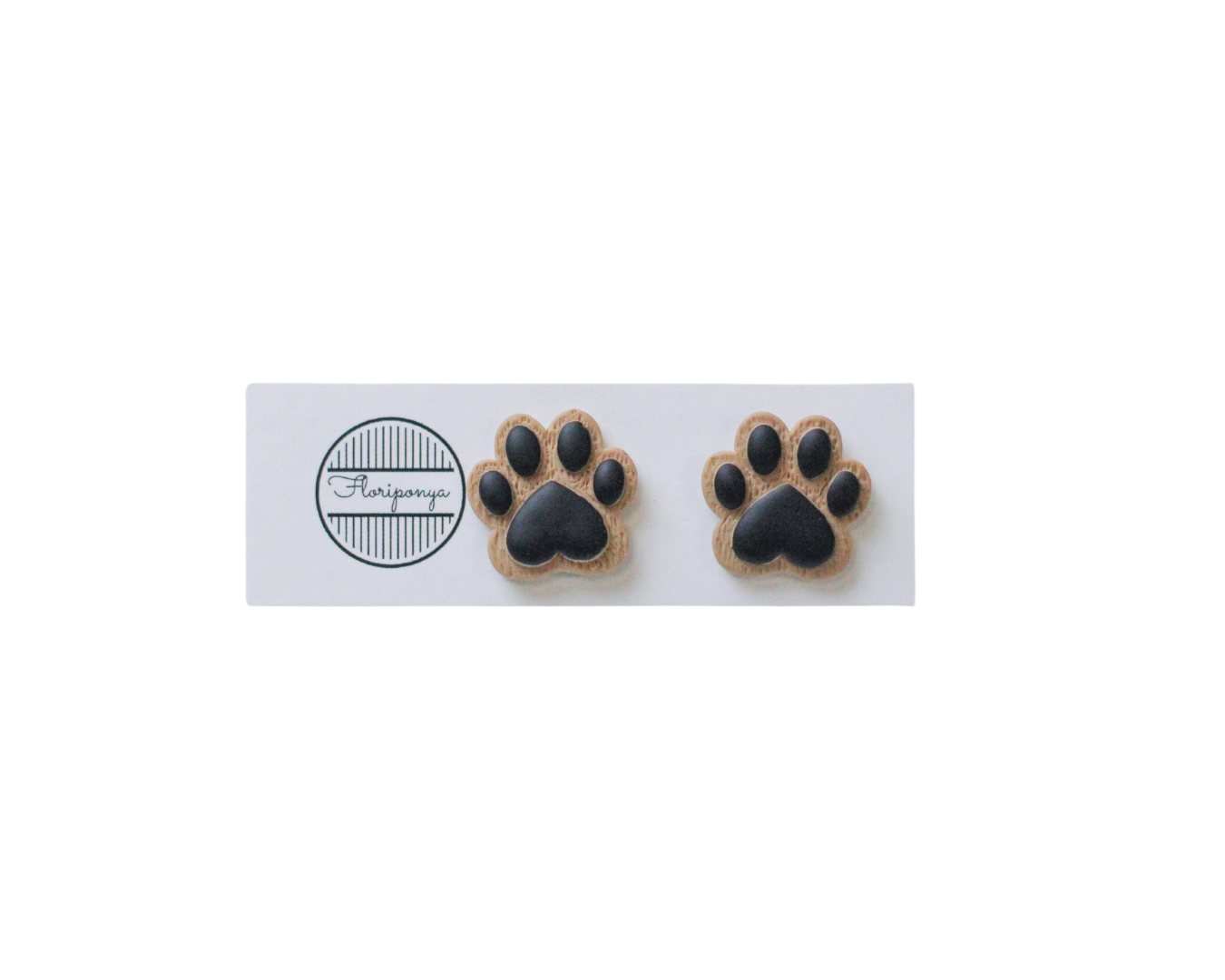 Dog Clay Stud Earrings