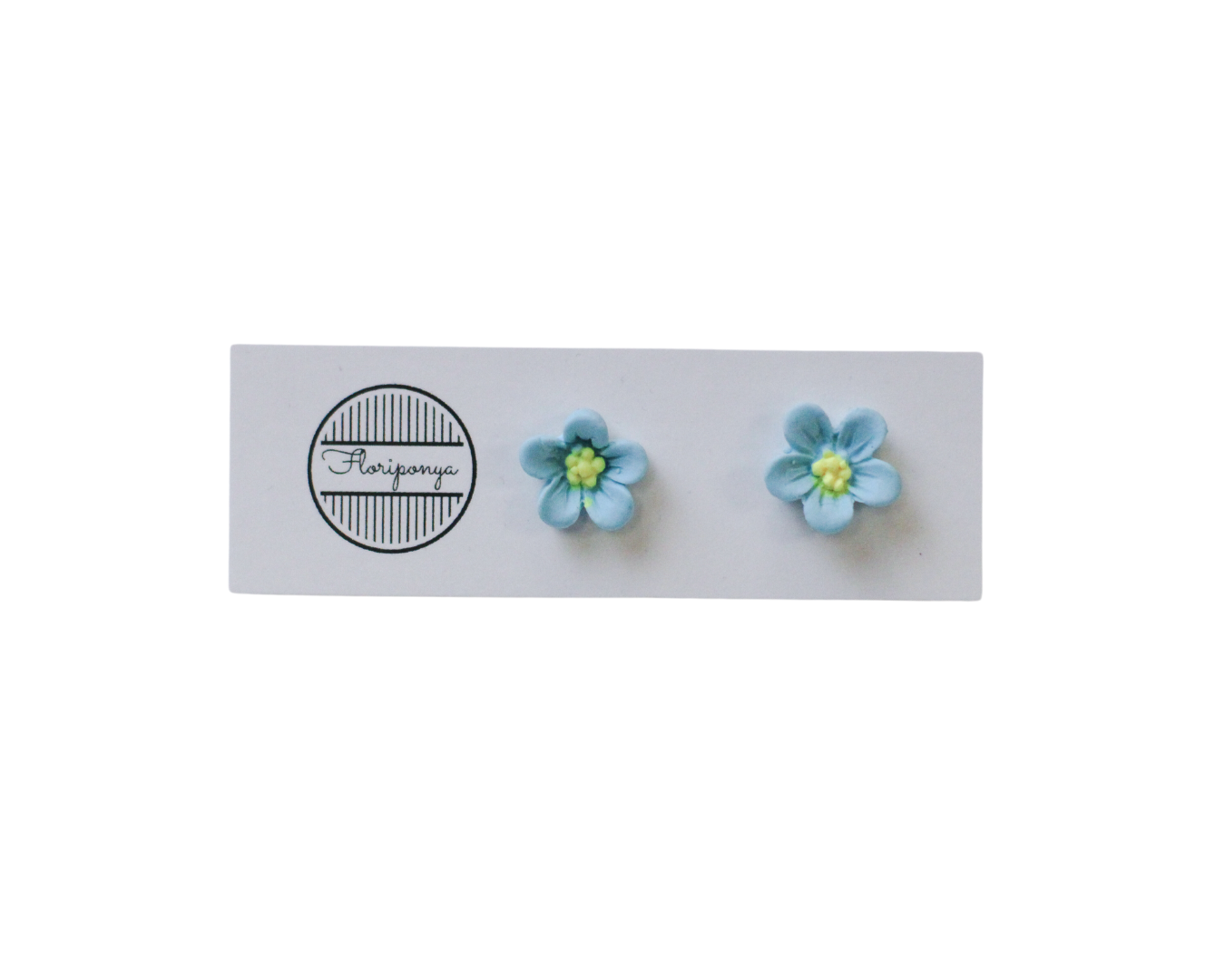 Flower Clay Stud Earrings