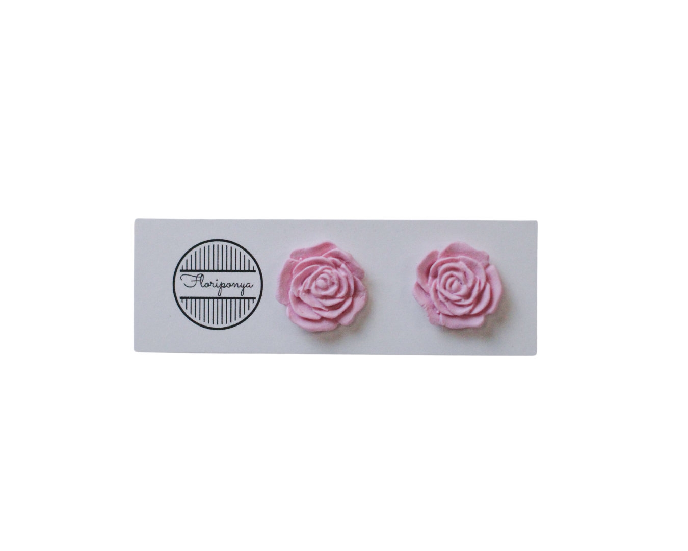 Flower Clay Stud Earrings