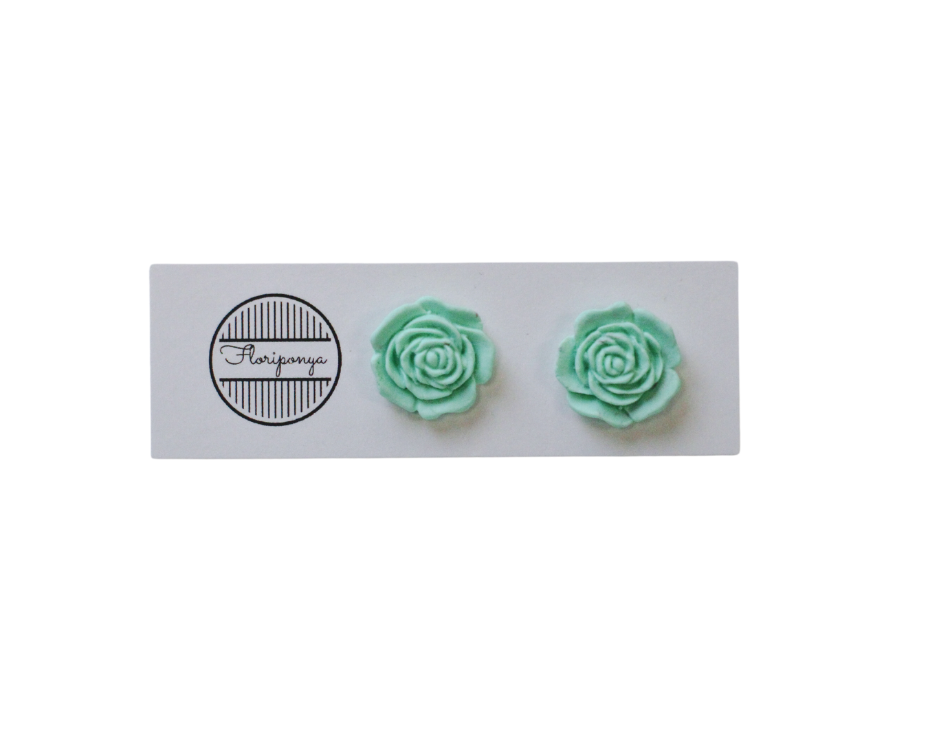 Flower Clay Stud Earrings