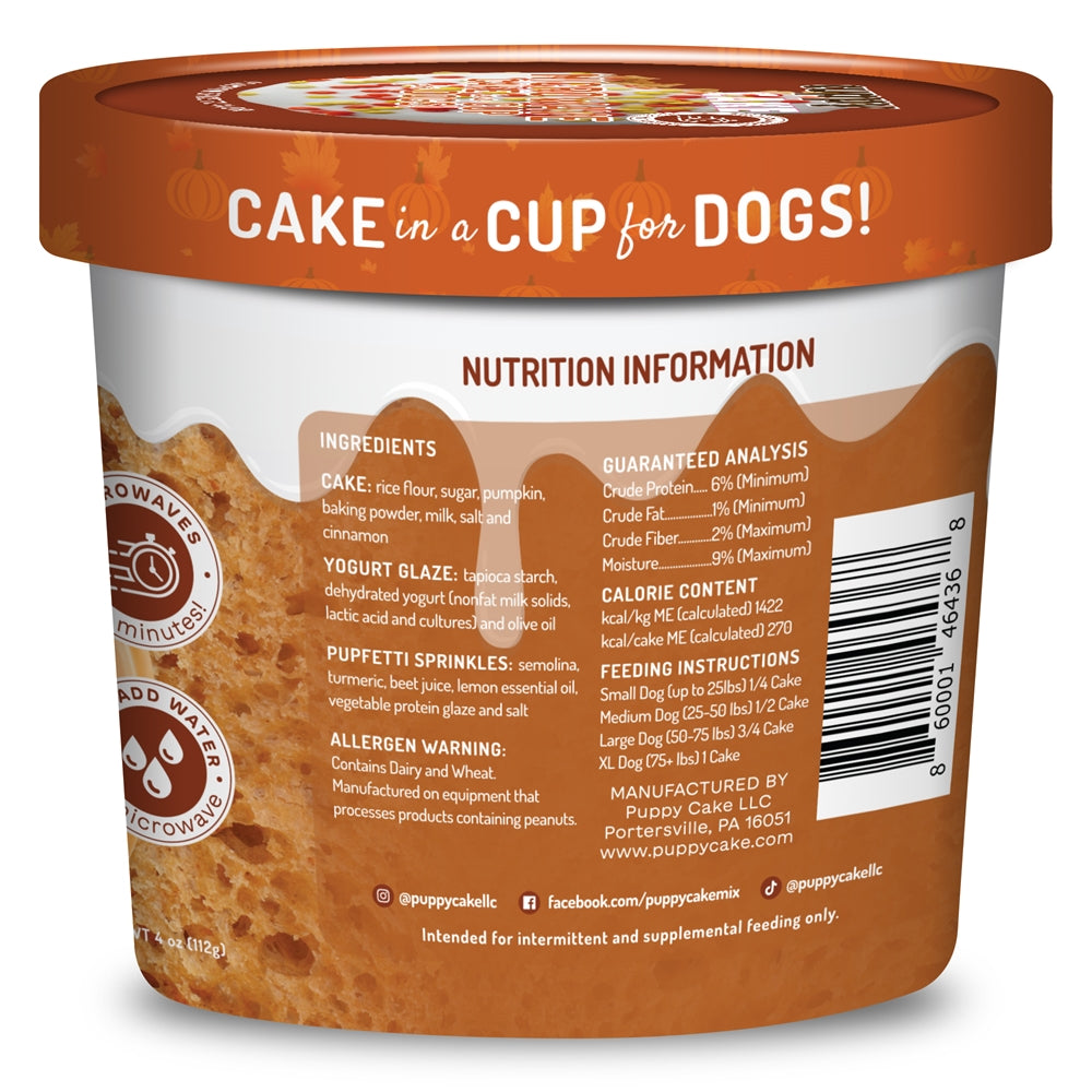 Cuppy Cake - Microwave Cake in A Cup for Dogs
