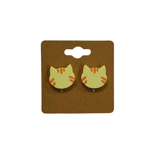 Cat Stud Earrings