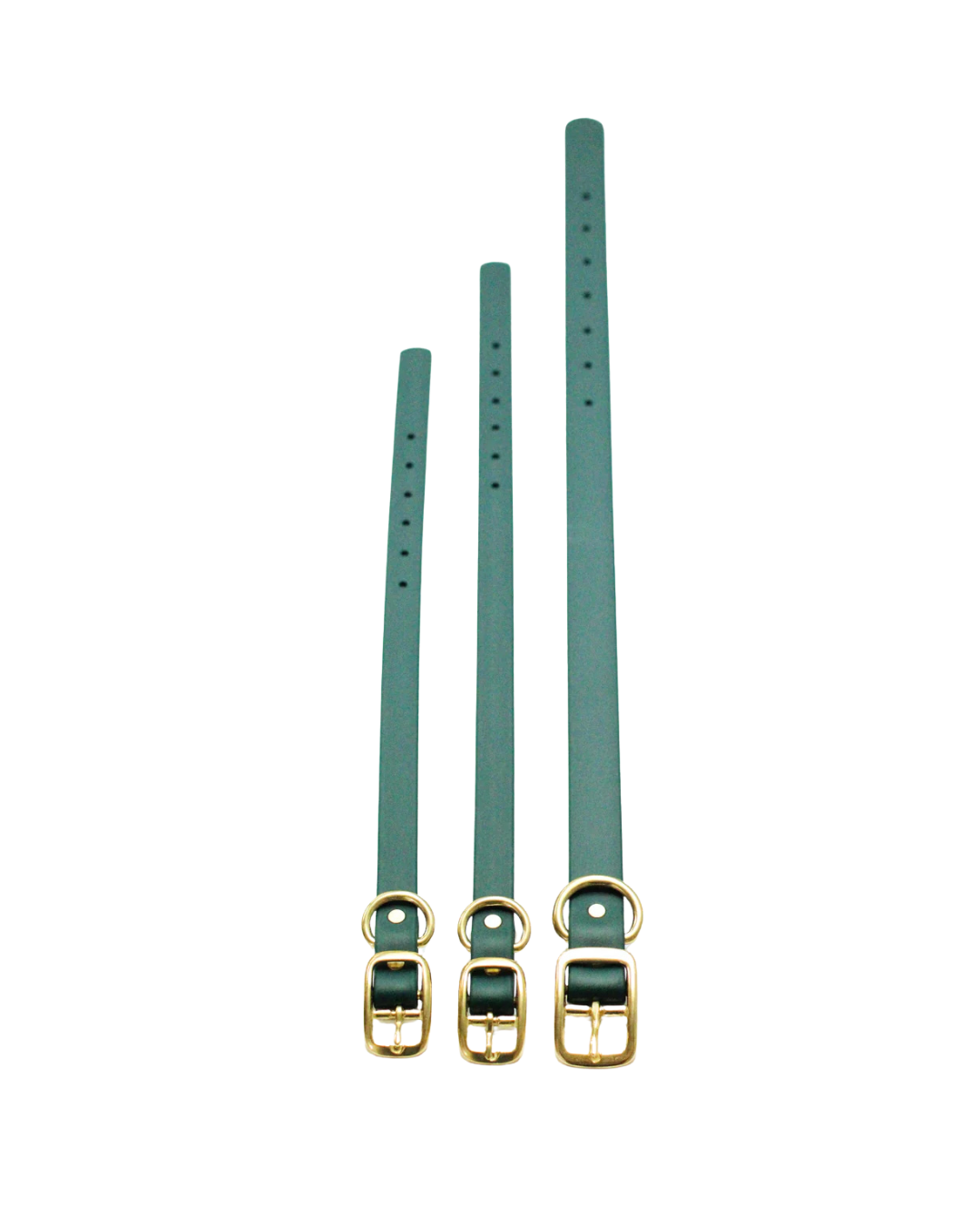 Forest Green Waterproof Biothane Collar