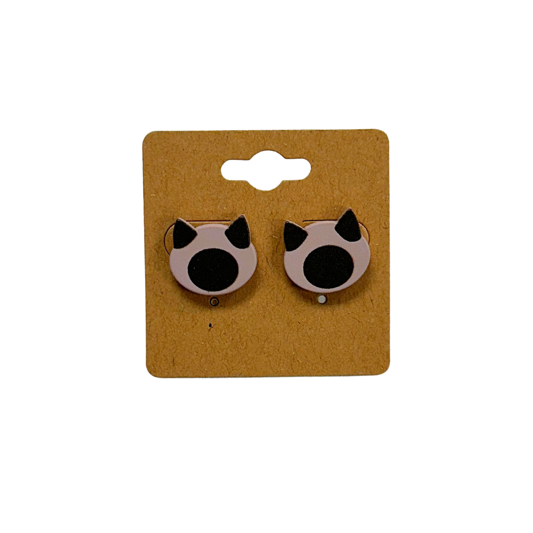 Cat Stud Earrings