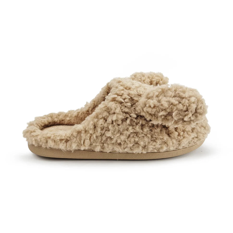 Fuzzy Dog House Slippers
