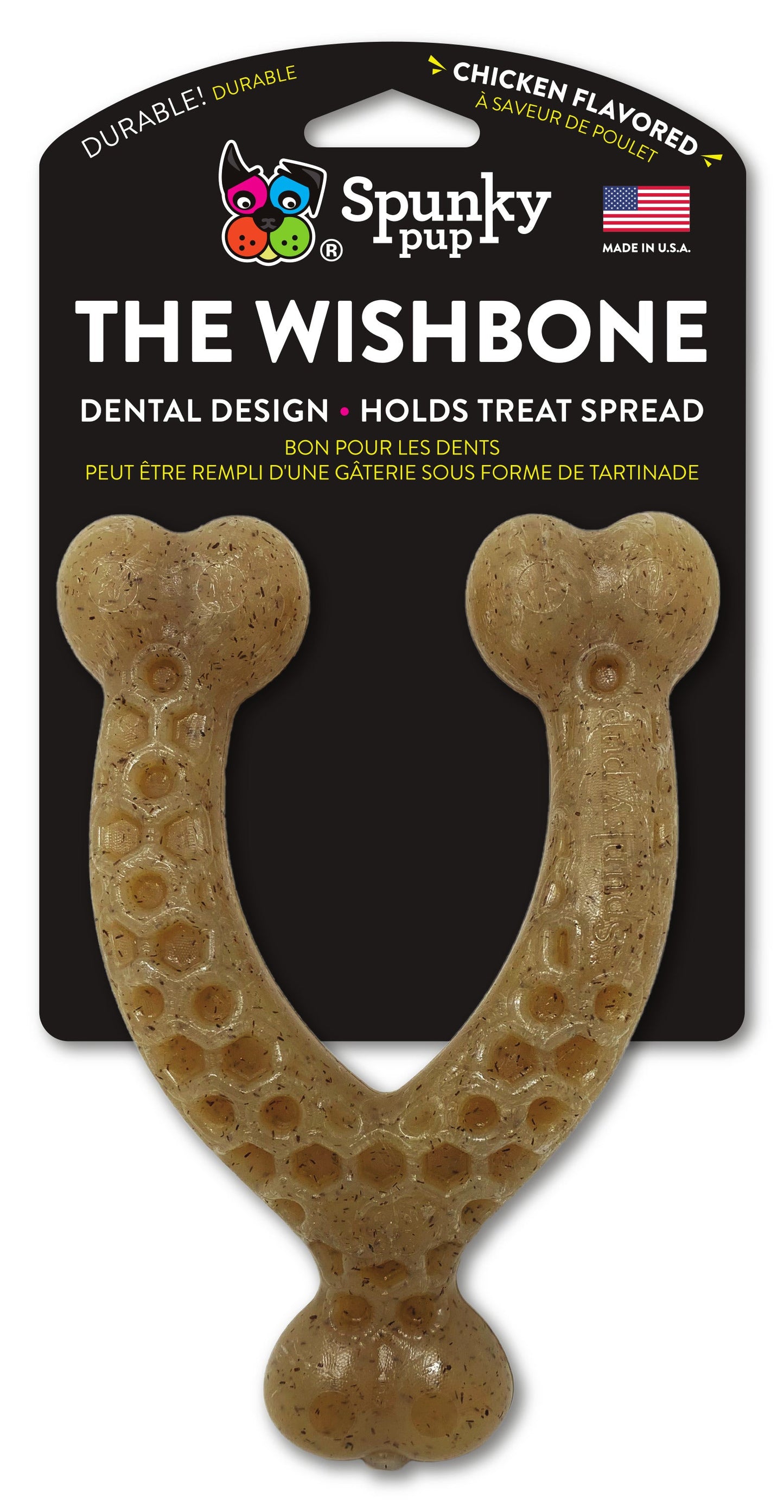 Woodfilled Wishbone Chew Toy