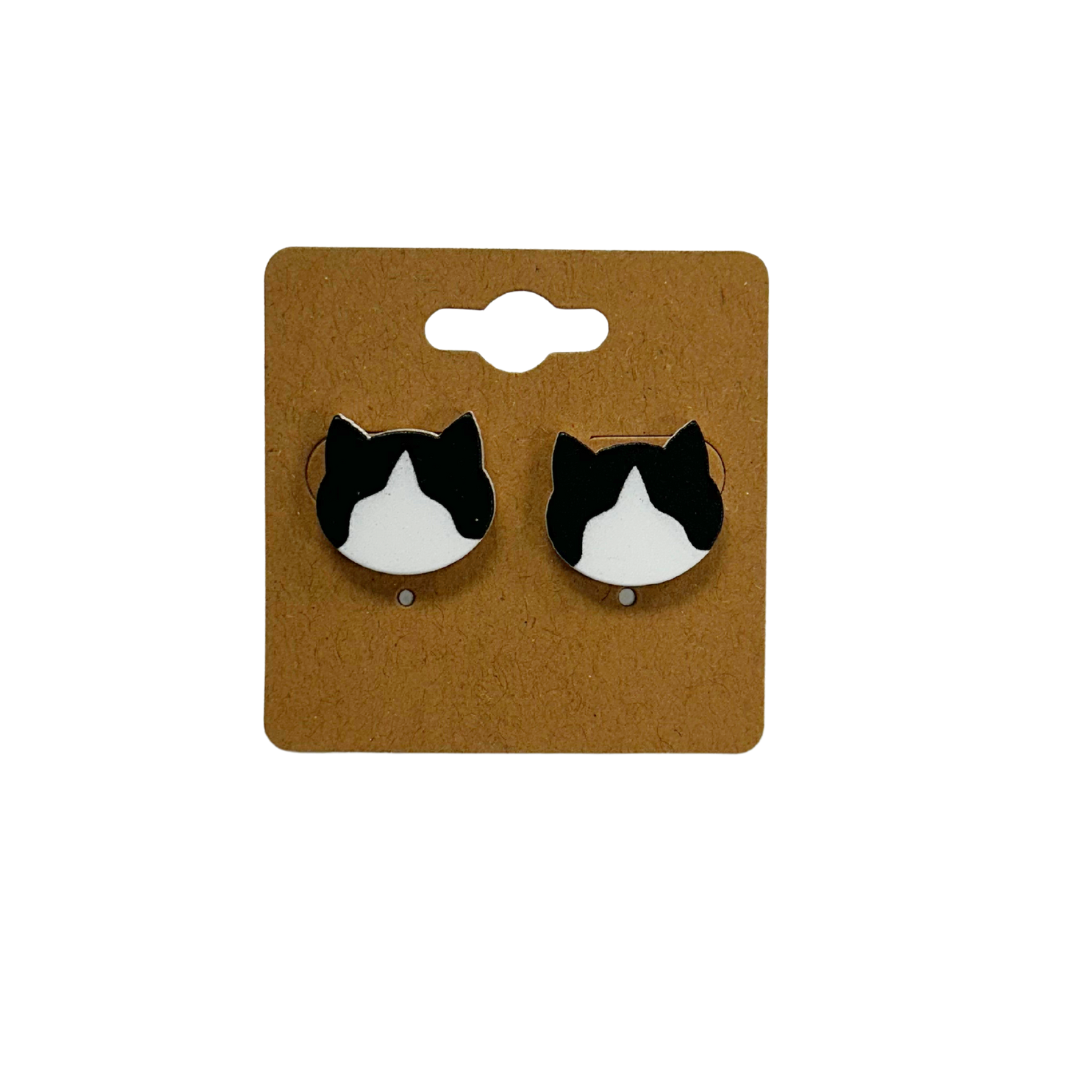 Cat Stud Earrings