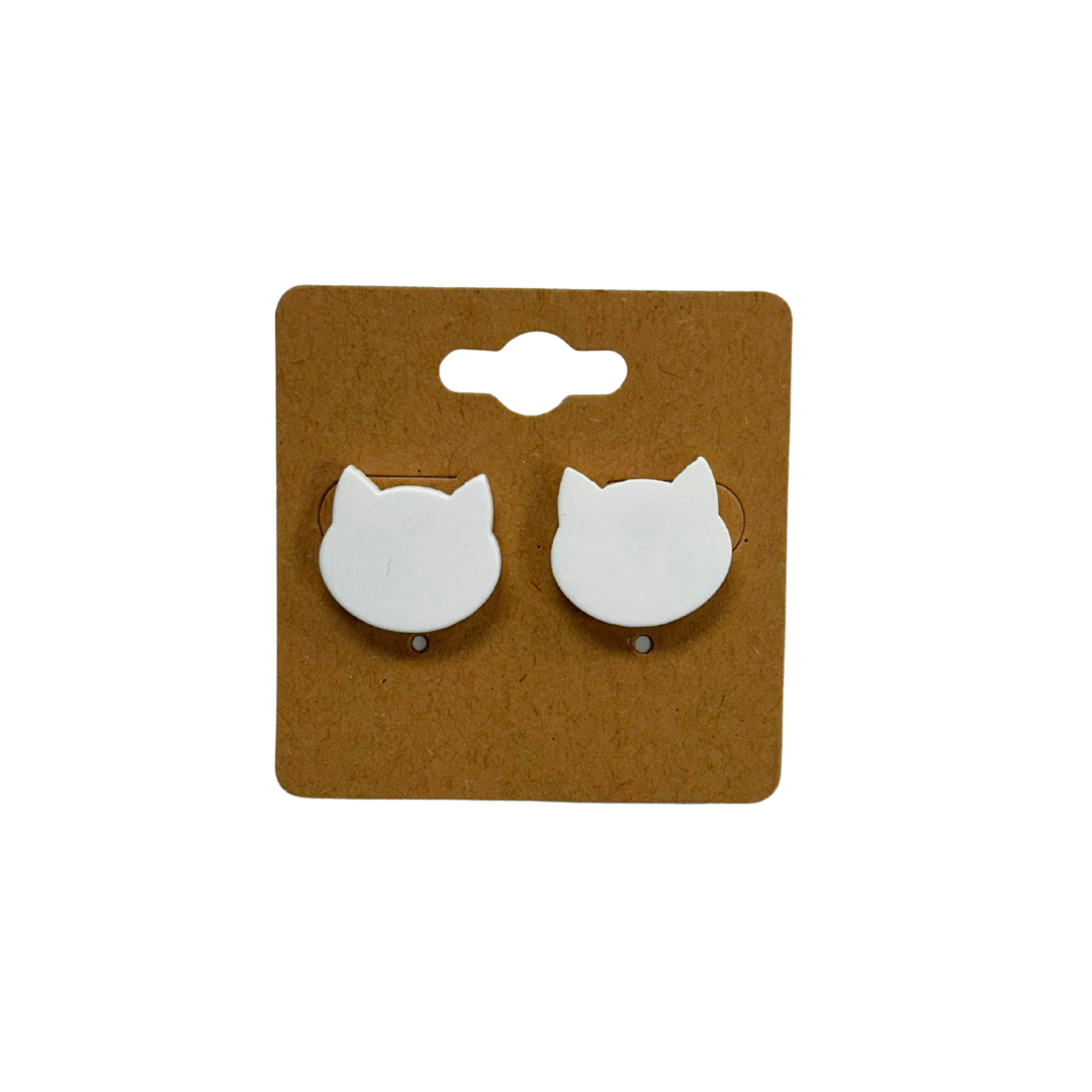 Cat Stud Earrings