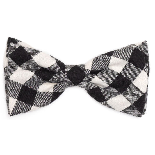 White Buffalo Plaid Bow Tie