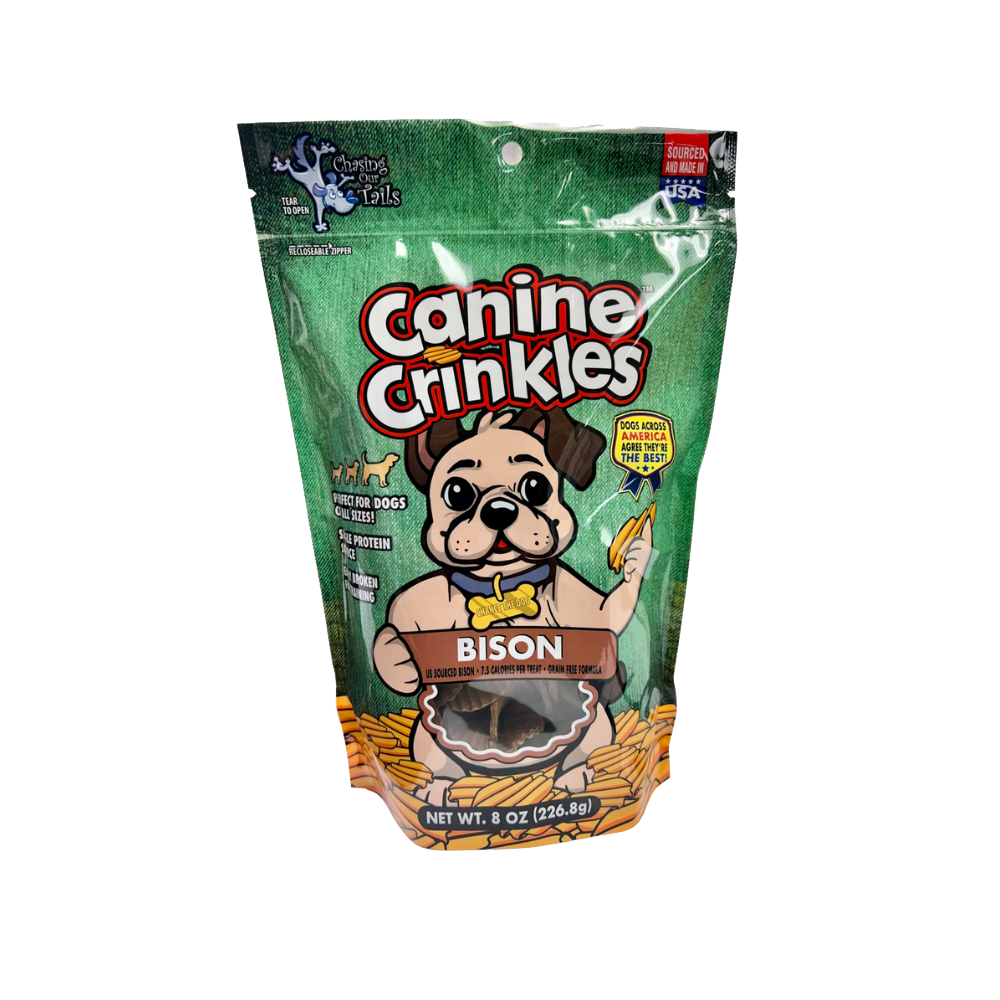 Canine Crinkles: Bison, 8 oz.