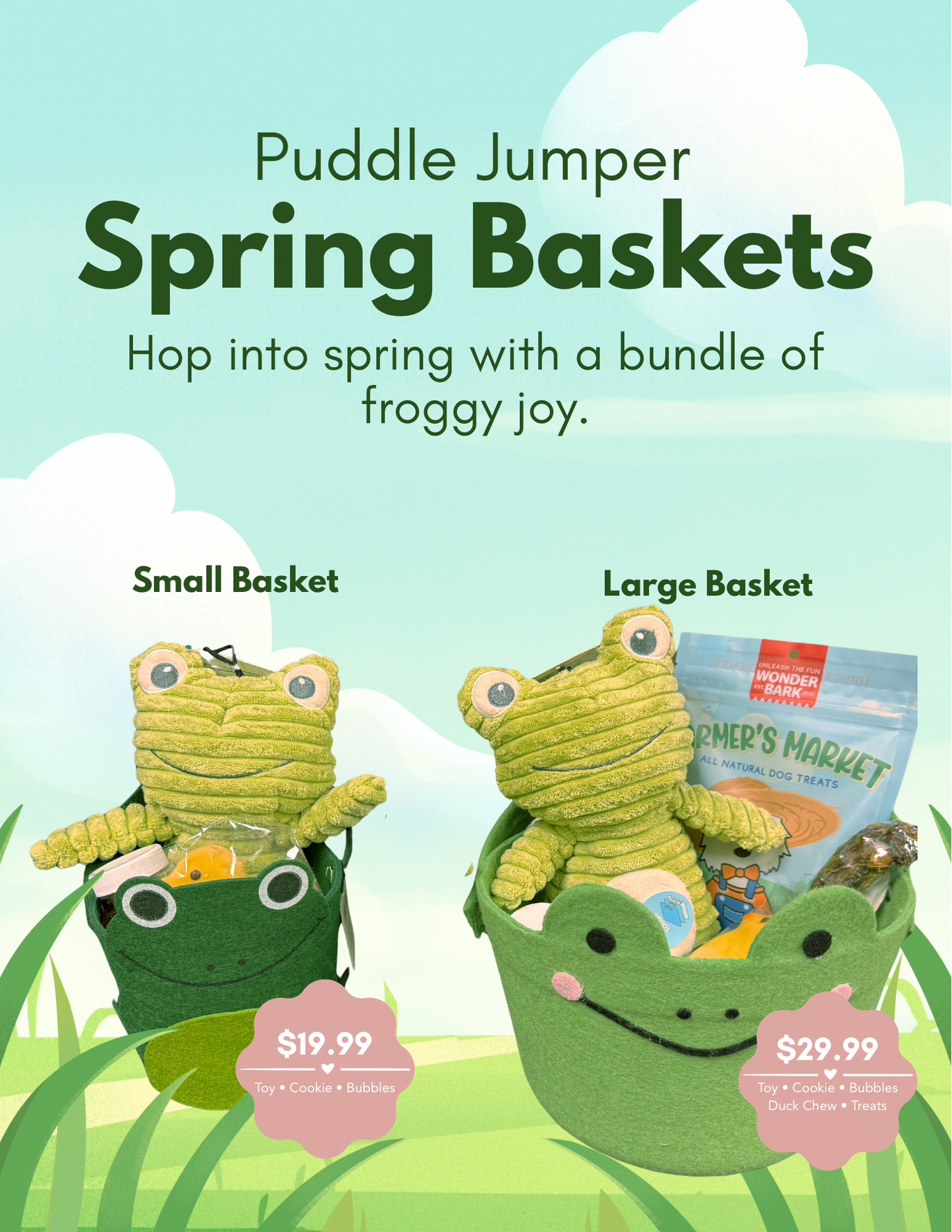 Puddle Jumper Spring Baskets