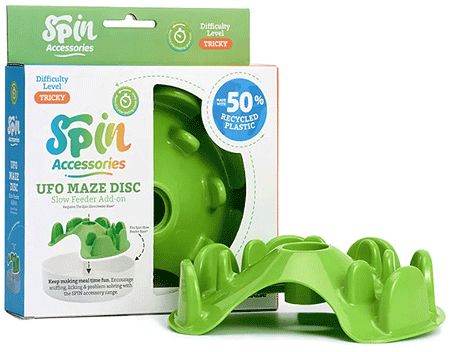 Slow Feeder Insert UFO Maze Green