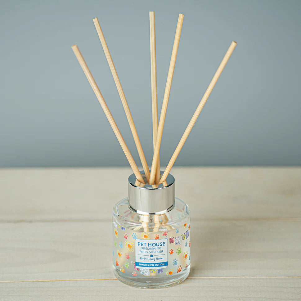 Pet House Sunwashed Cotton Reed Diffuser