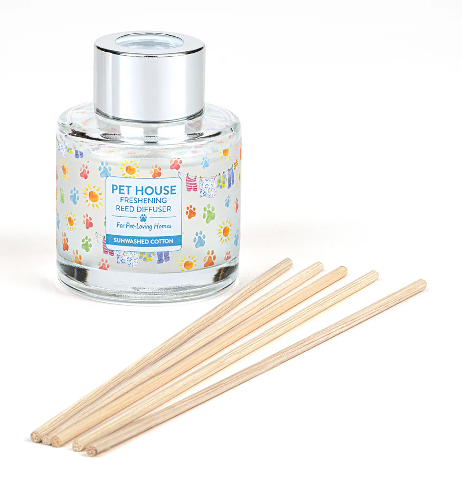 Pet House Sunwashed Cotton Reed Diffuser