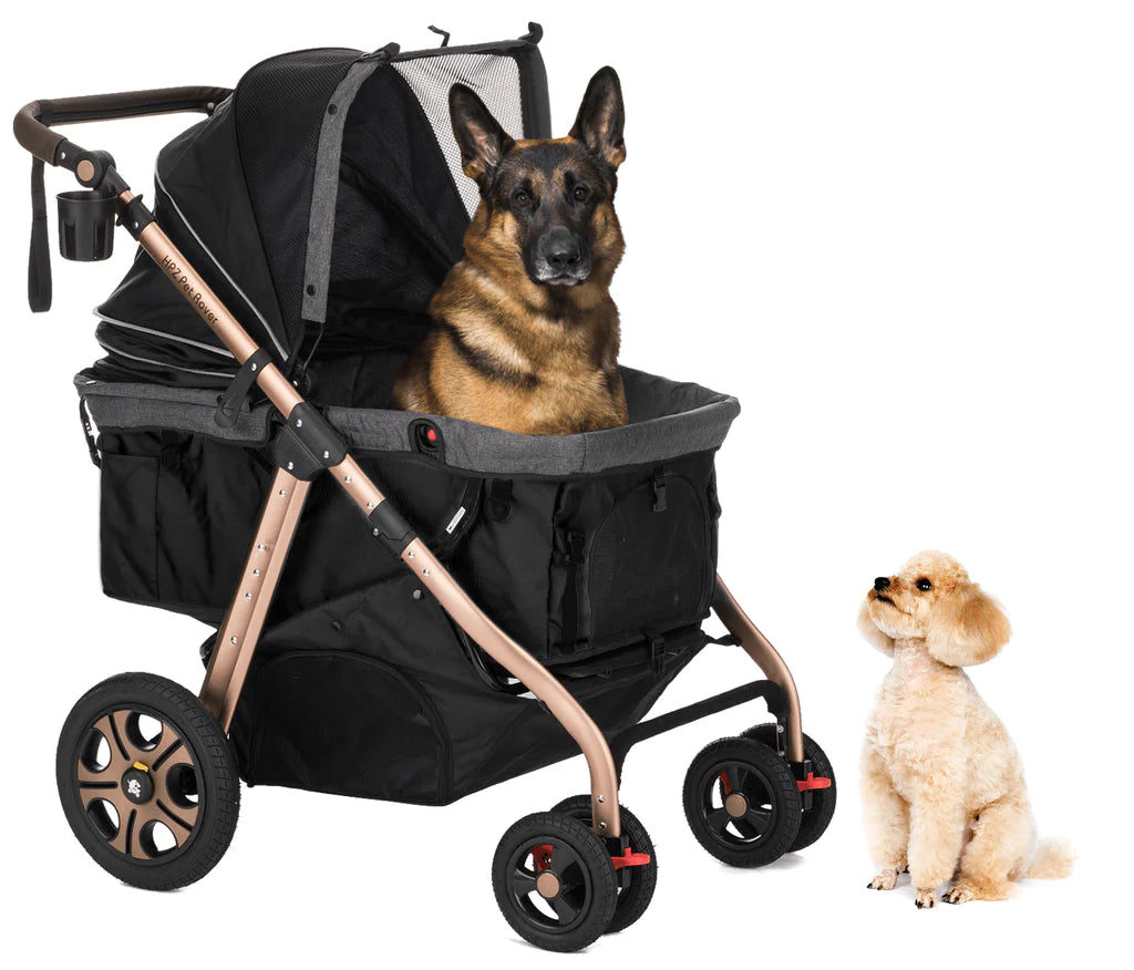 hpz pet rover prime 3-in-1 luxury dog/cat/pet stroller HPZ Pet Rover Titan – Le Gray Haus