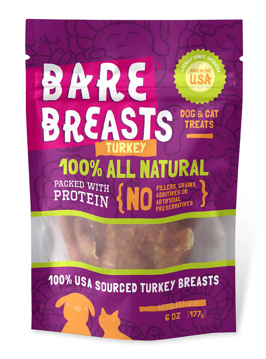 Bare Breasts - Turkey Breast Treats 6oz