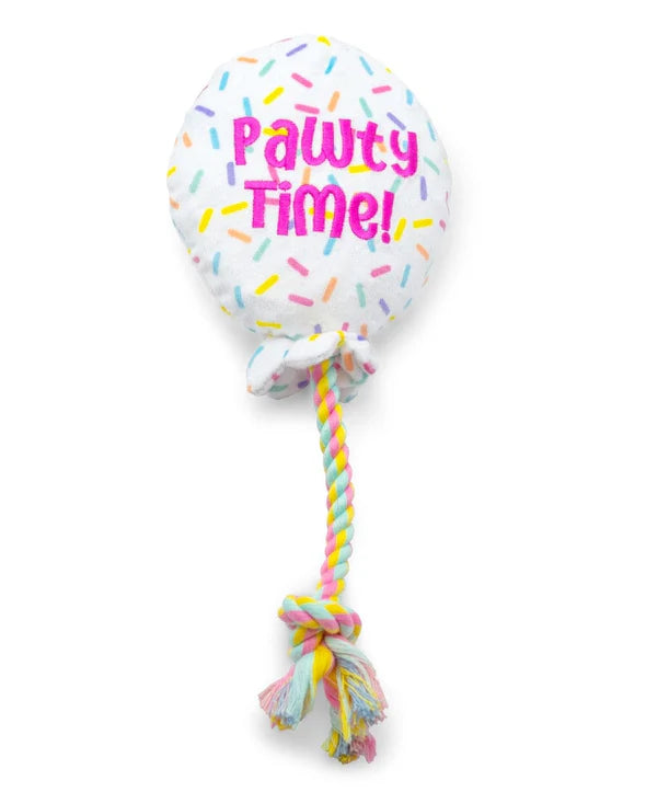 Pawty Time Plush Balloon with Rope
