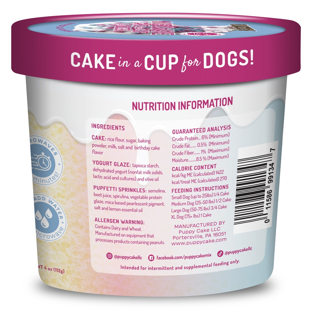 Cuppy Cake - Microwave Cake in A Cup for Dogs