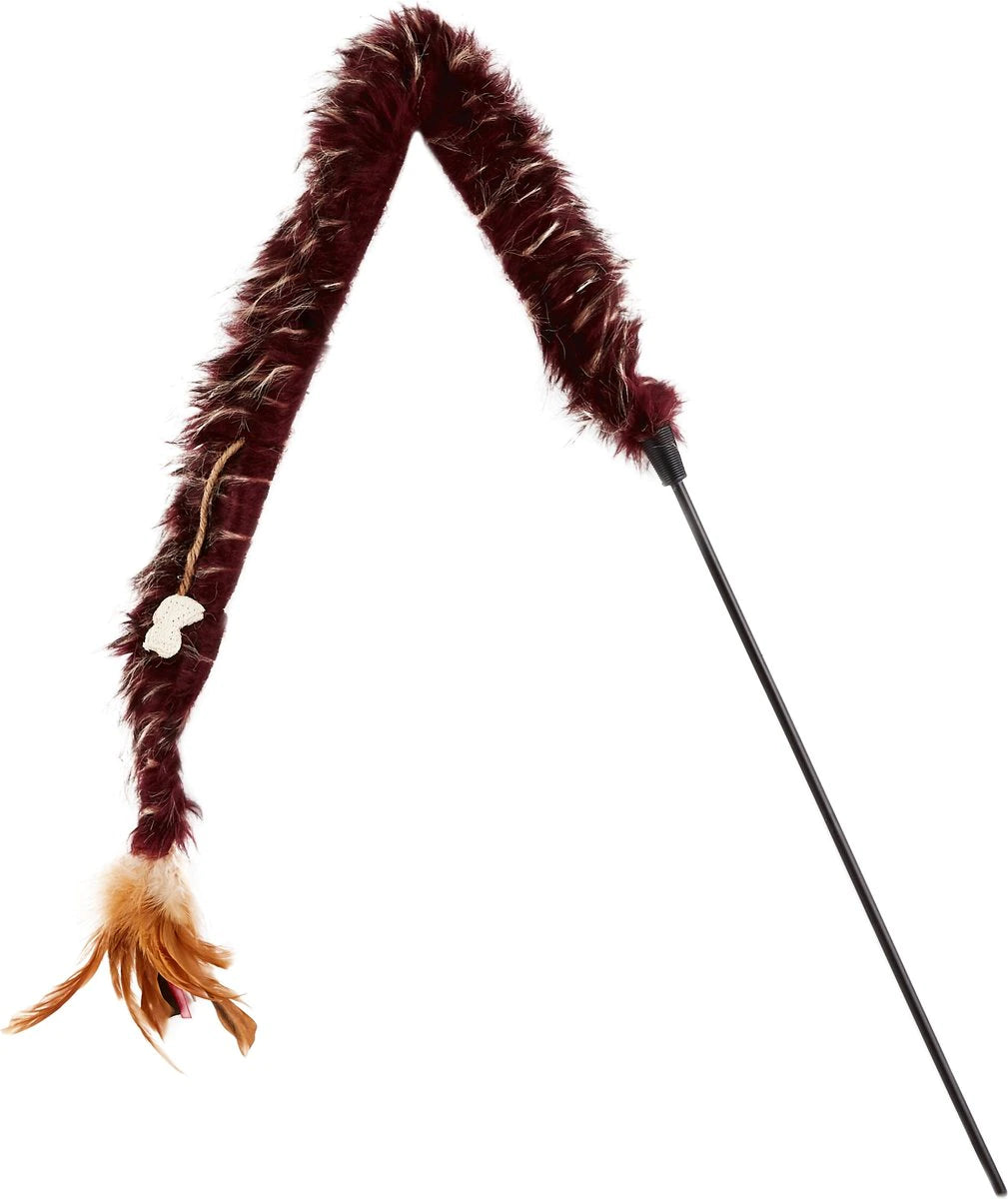 Black/Plume Crazy Wand Cat Toy