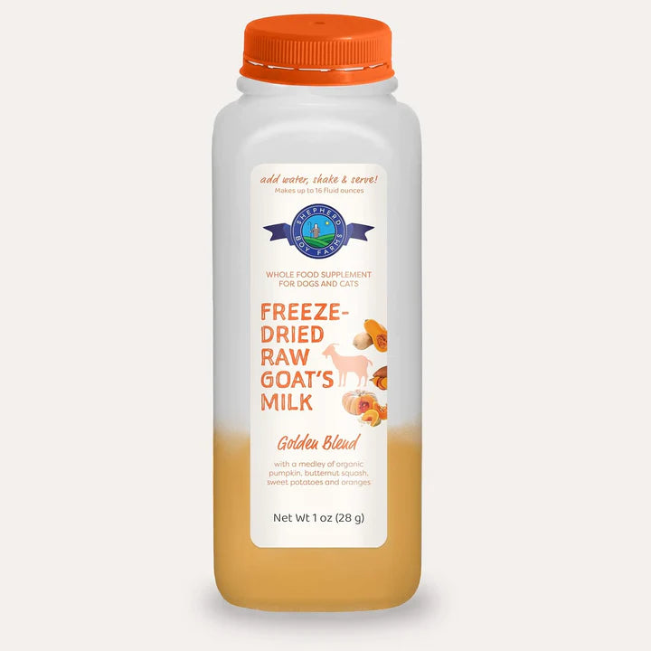 Freeze-Dried Raw Goat's Milk- Golden Blend