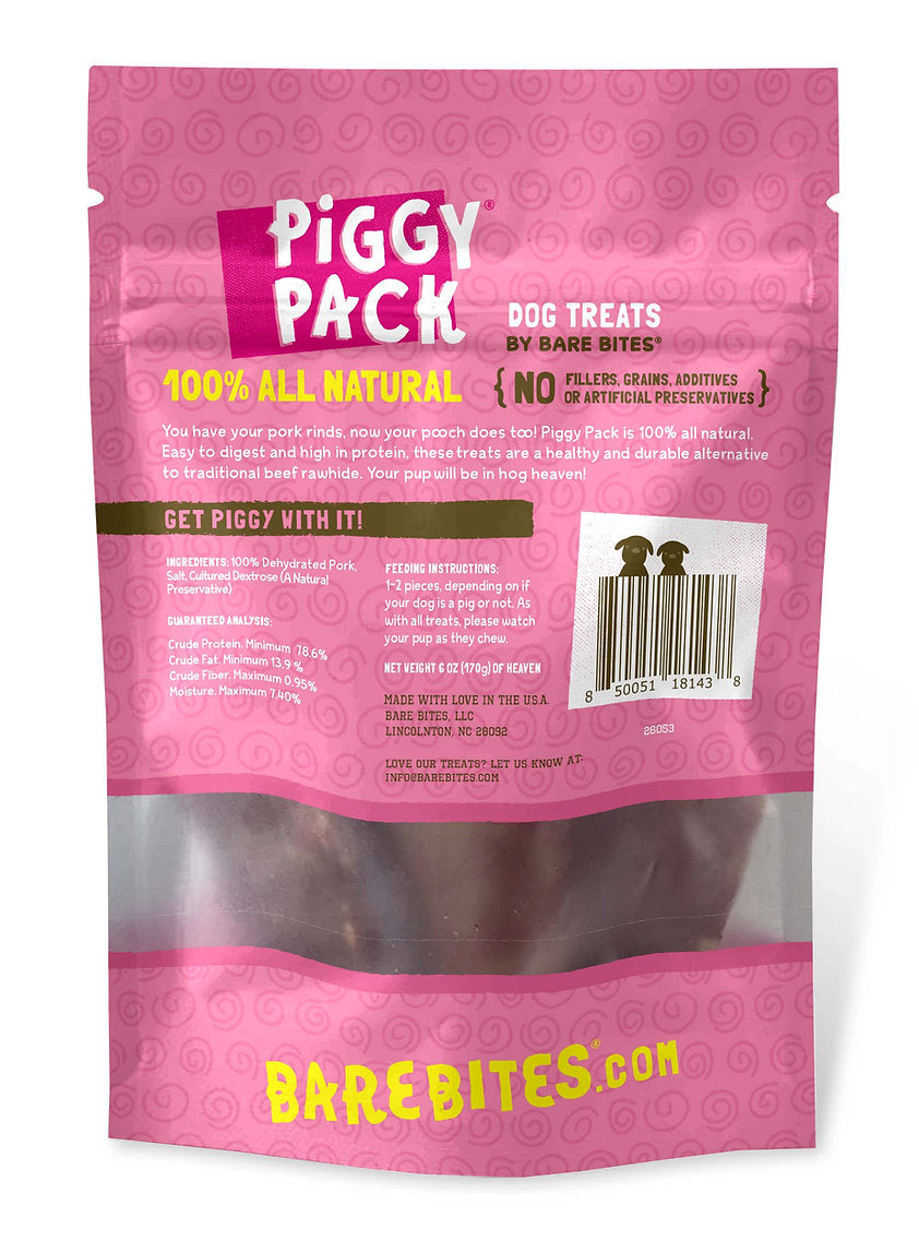 Piggy Pack - Pork Treats 6oz