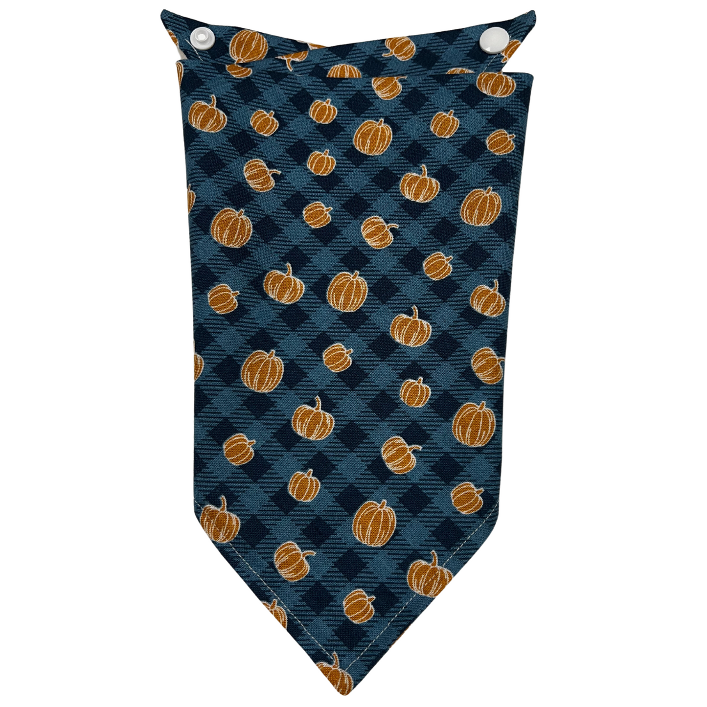 Plaid Pumpkin Bandana