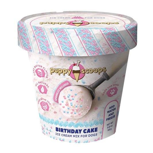 Puppy Scoops Ice Cream Mix - Birthday Cake w/ Pupfetti Sprinkles