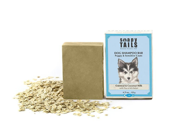 Unscented Oatmeal & Coconut Milk - Puppy & Sensitive Coat Shampoo Bar 4.75oz