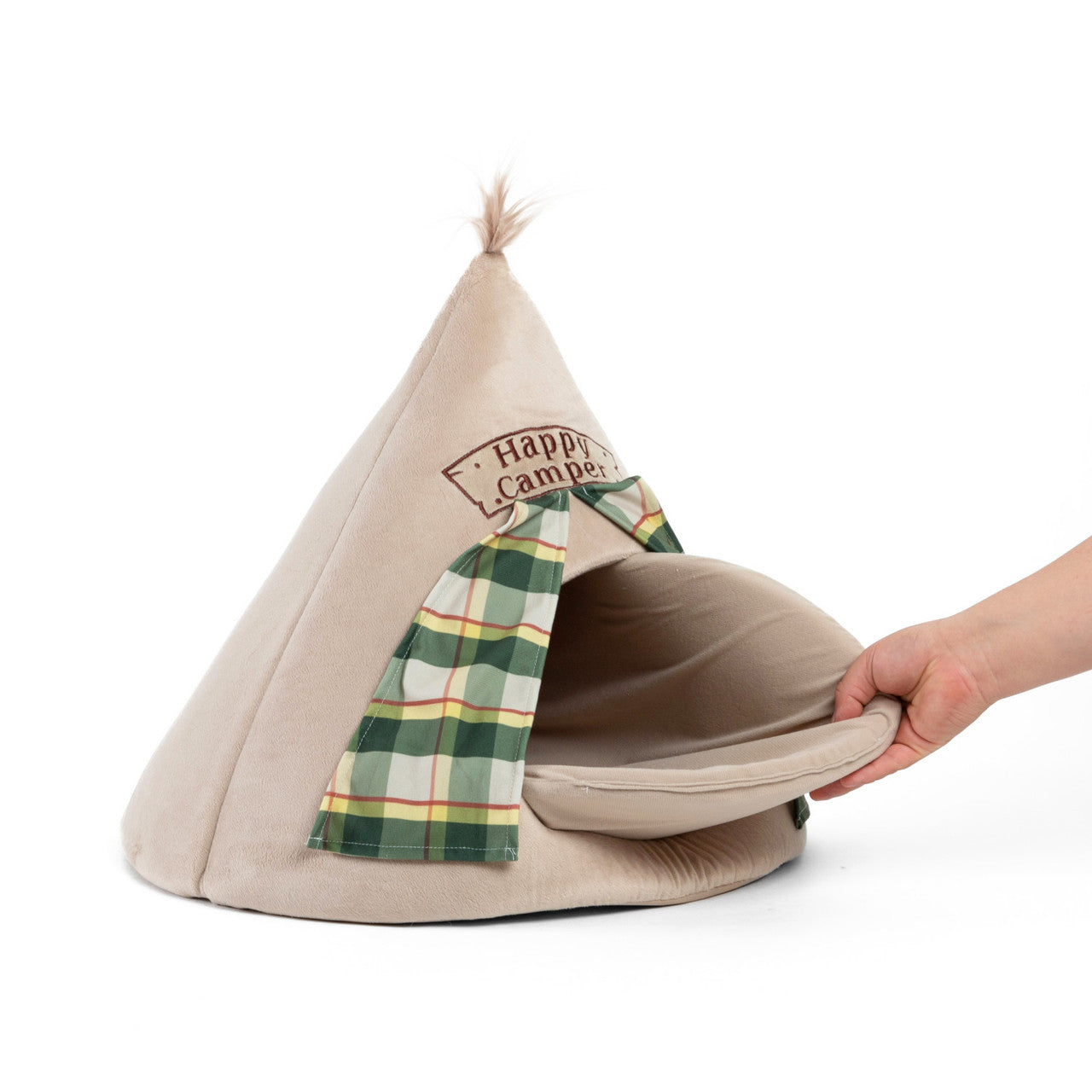 Happy Camper Hut Pet Bed