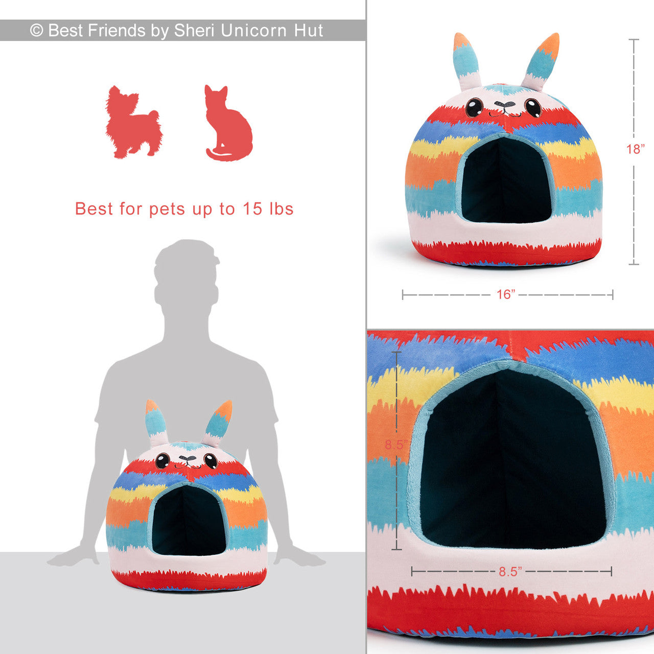 Piñata Hut Pet Bed