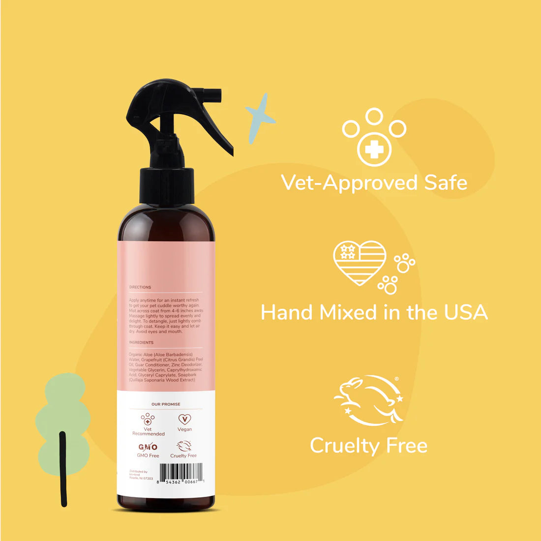 Grapefruit Dog Coat Spray