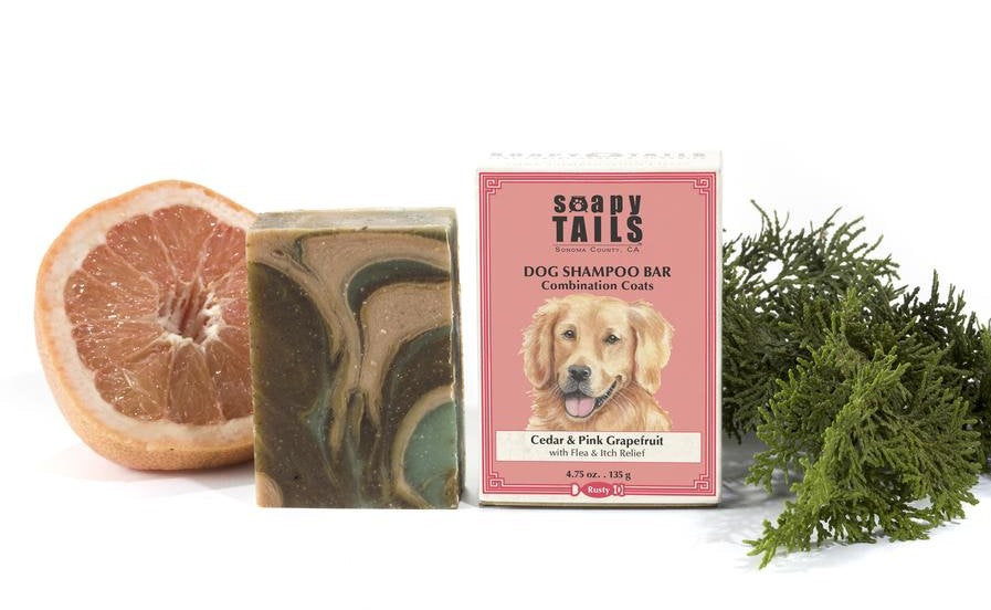 Cedar & Pink Grapefruit - Combination Coat Shampoo Bar 4.75oz
