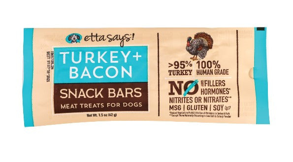 Turkey + Bacon Snack Meat Dog Bars
