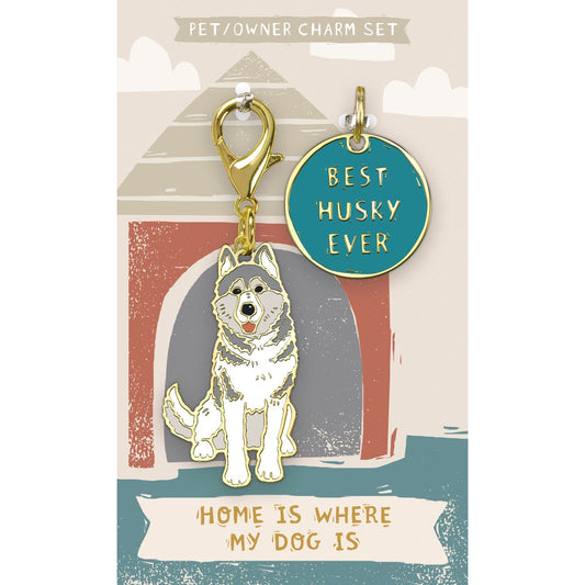 Best Husky Ever-Charm Set