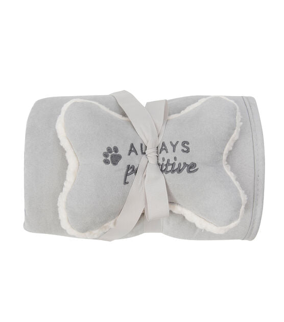 Tails & Noses Pet Blanket & Bone Toy Set