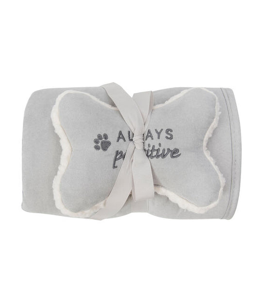 Tails & Noses Pet Blanket & Bone Toy Set