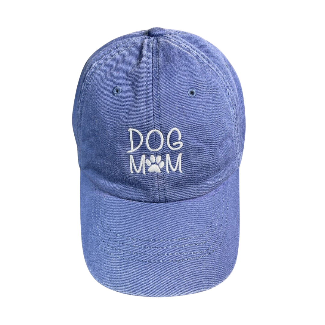 Dog Mom Lettering Embroidered