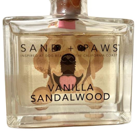 Sand + Paws Reed Diffuser-Vanilla Sandalwood