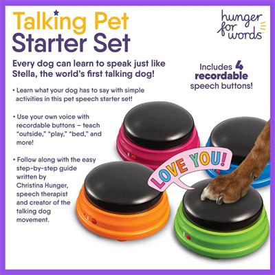 Hunger For Words Talking Pet Starter Set