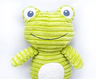 Cuddly Frog Plush Dog Toy