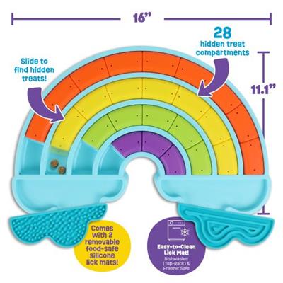 Calming Rainbow Dog Puzzle
