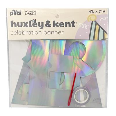 Let's Pawty Iridescent Celebration Banner