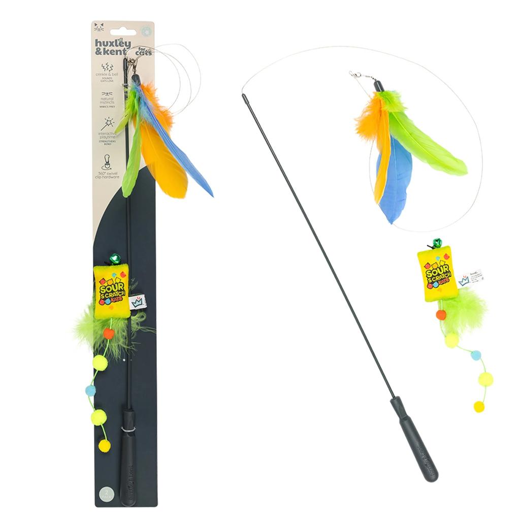 Sour Scratch Cat Wand Toy