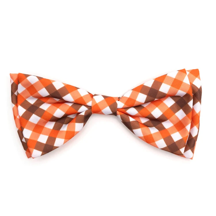 Fall Check Bow Tie