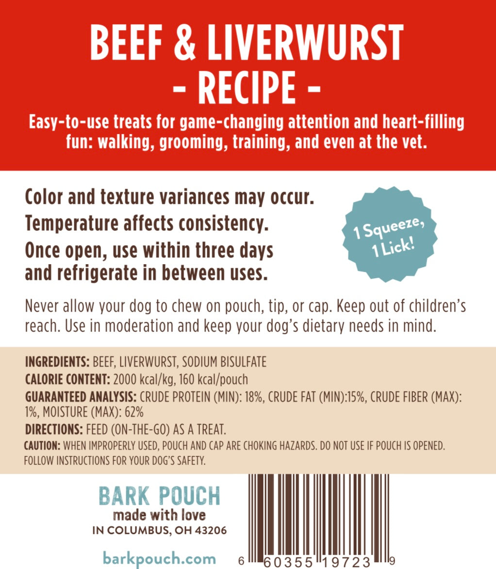 Beef & Liverwurst Pouch