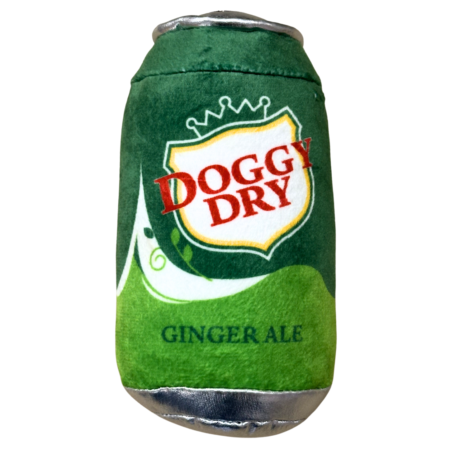 Soda Can Plush Dog Toy