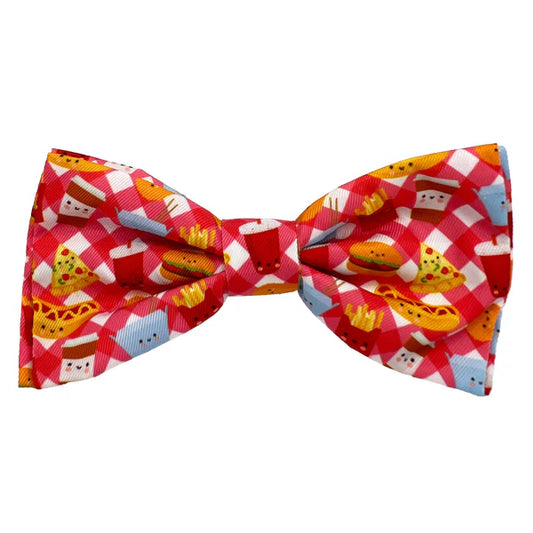 Fast Food Frenzy Bow Tie