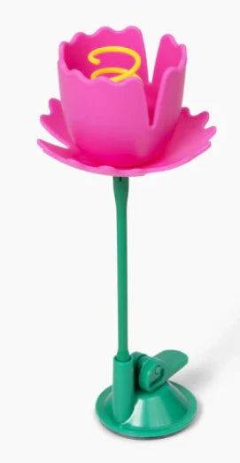 Springy Flower Cat Treat Toy