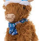winter Highland Cow Toy