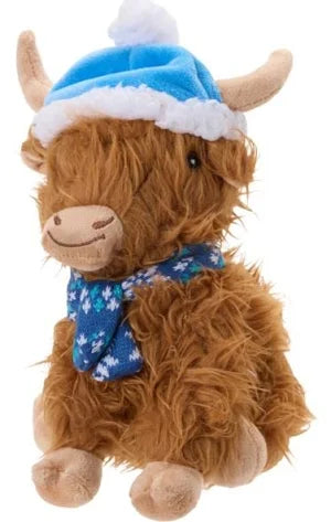 winter Highland Cow Toy